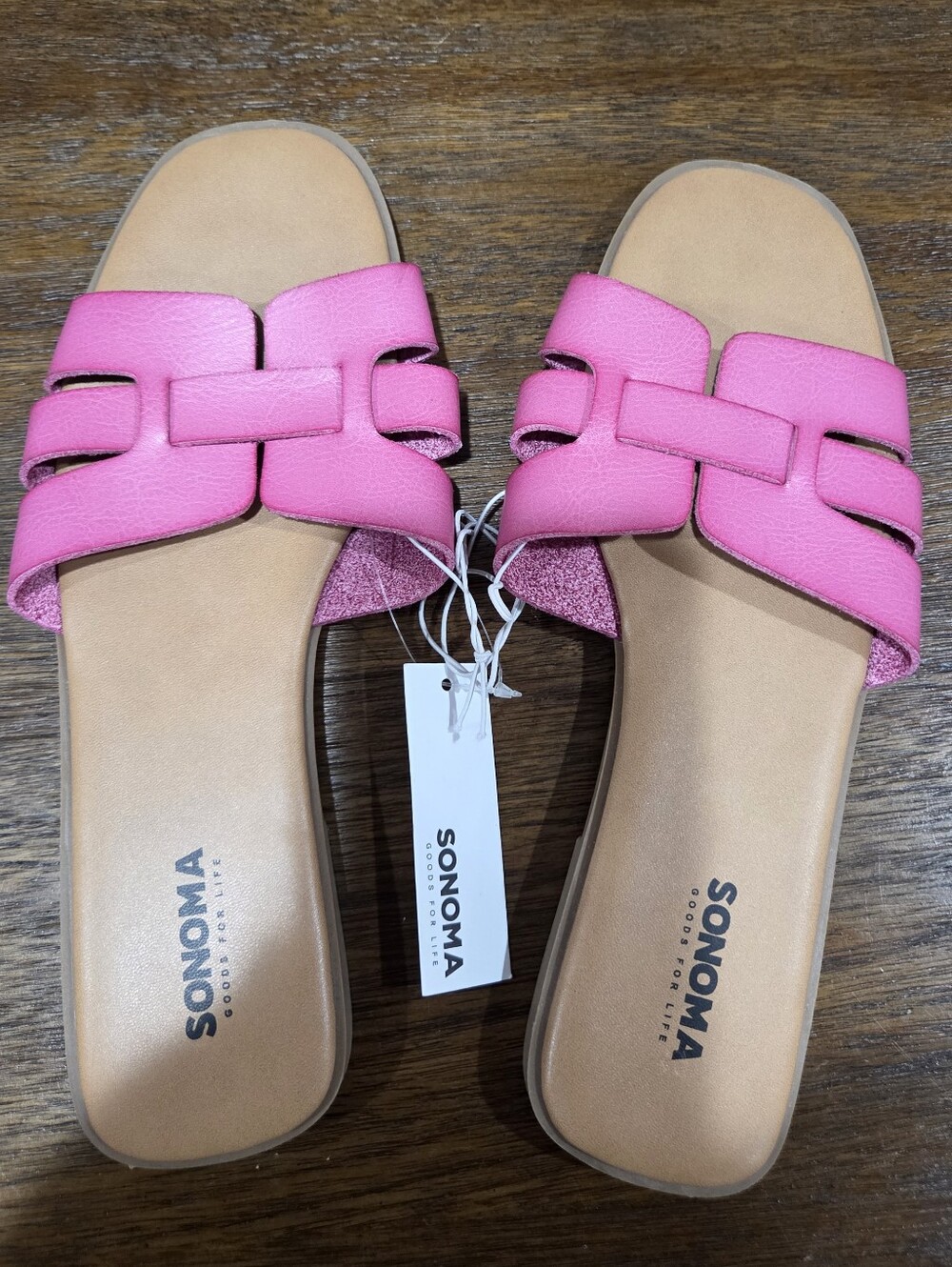 Sonoma Hot Pink Women's Slide Sandals